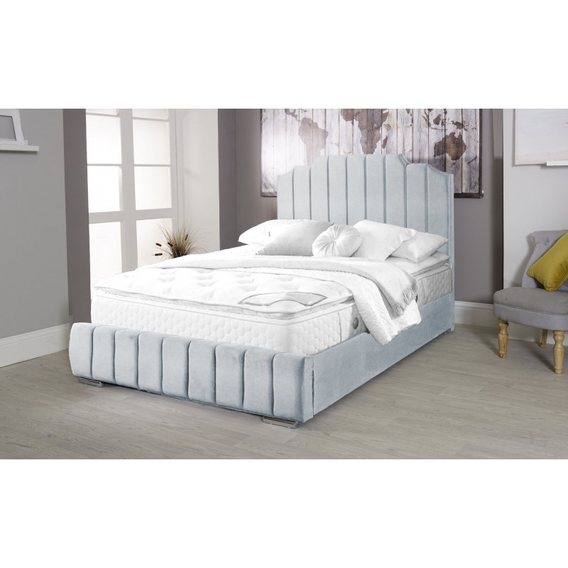 Oced Naples Silver 4ft6 Double bed